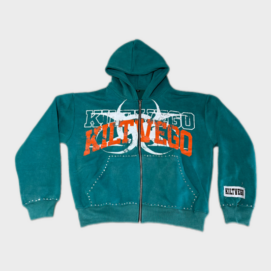 DIAMONDS ARE FOREVER ZIP UP HOODIE