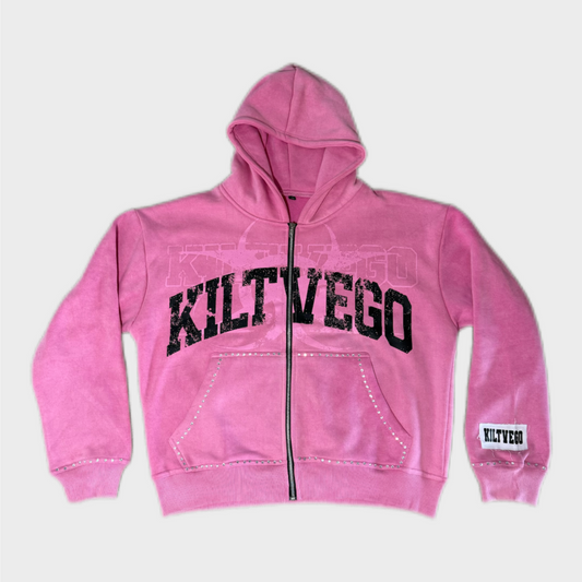 DIAMONDS ARE FOREVER ZIP UP HOODIE